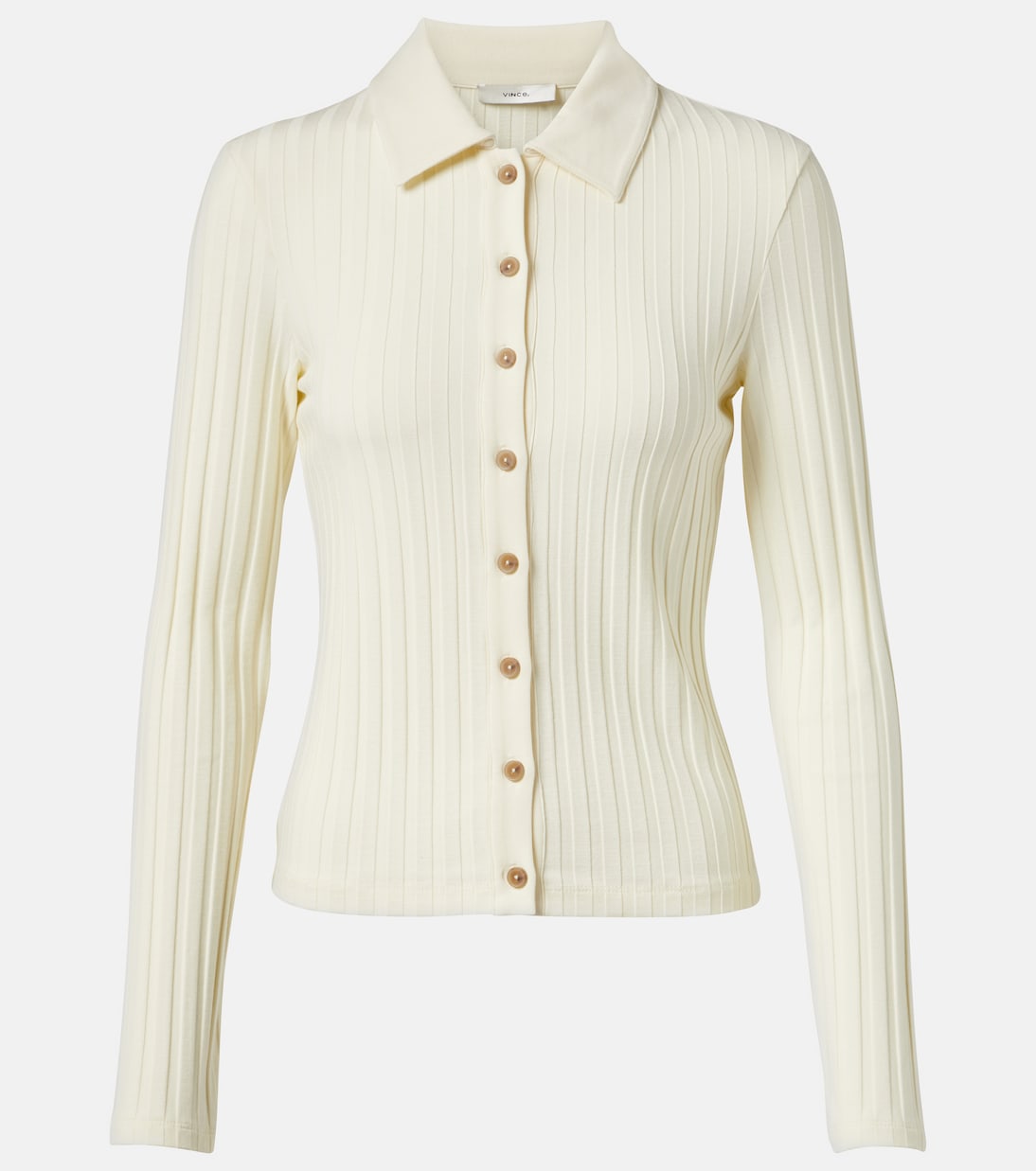 Cardigan in maglia a coste | Vince