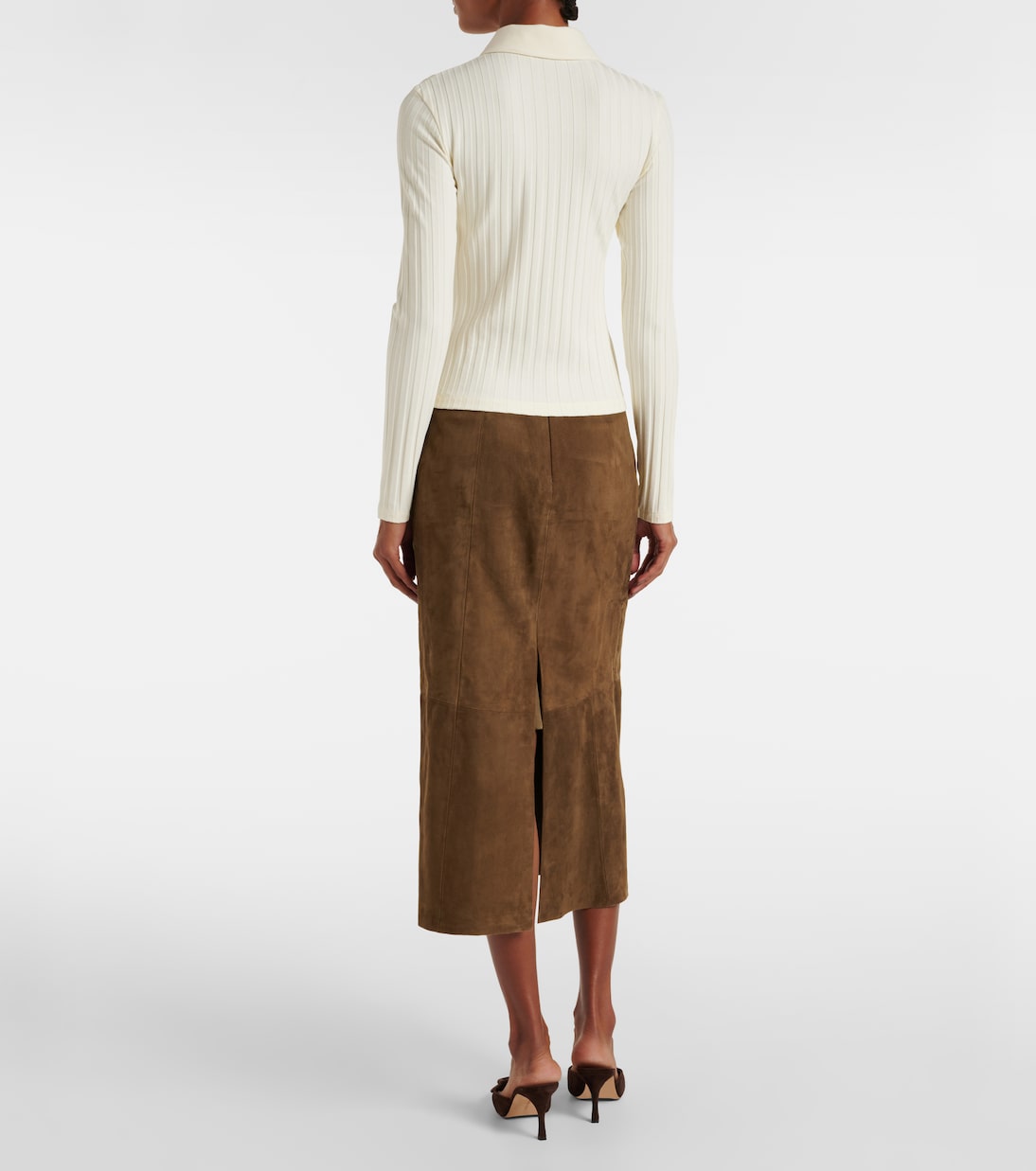 Cardigan in maglia a coste | Vince