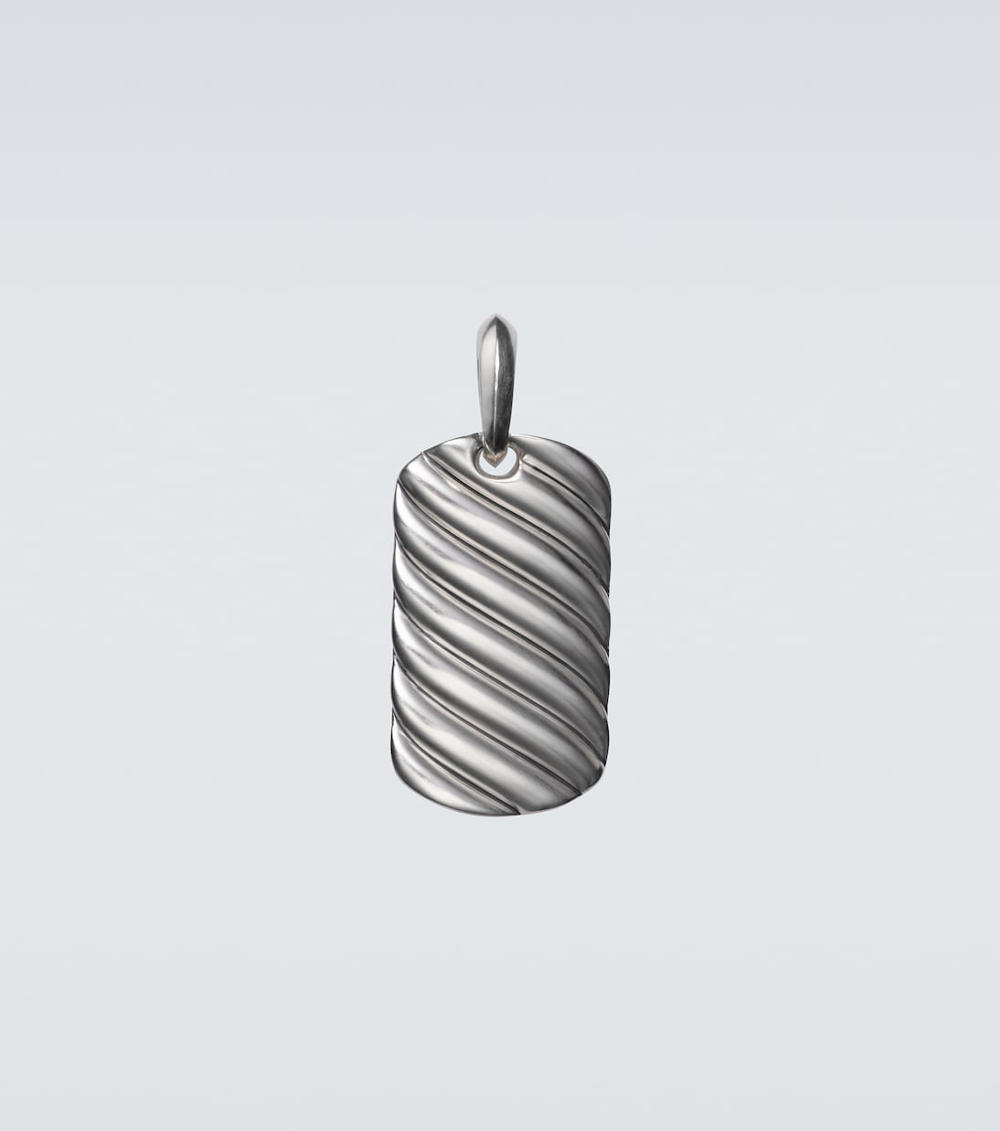 Pendente Sculpted Cable in argento sterling  | David Yurman
