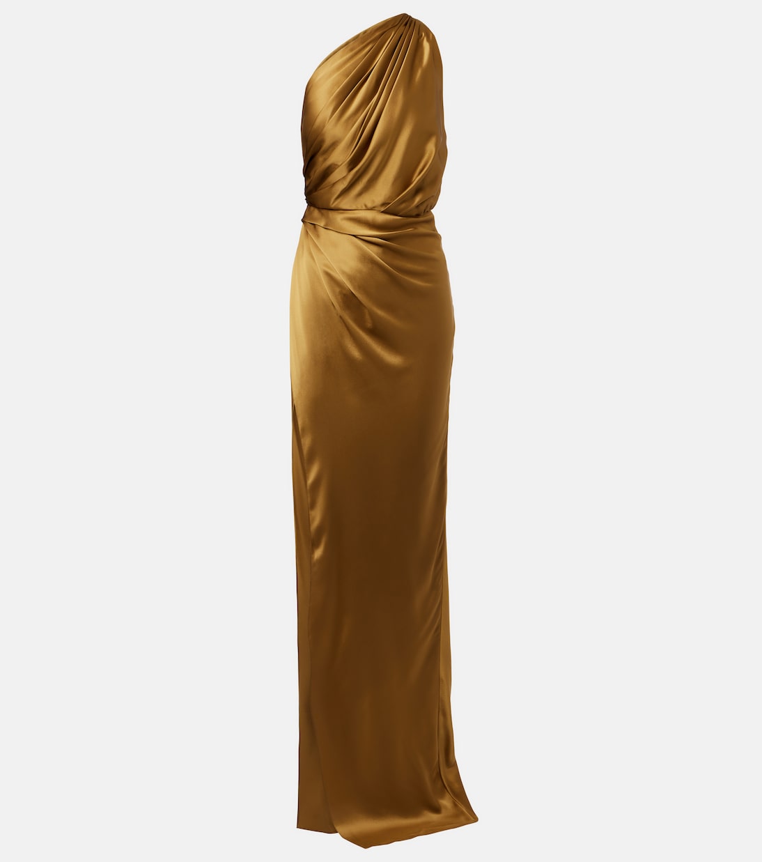 Draped silk satin gown | The Sei