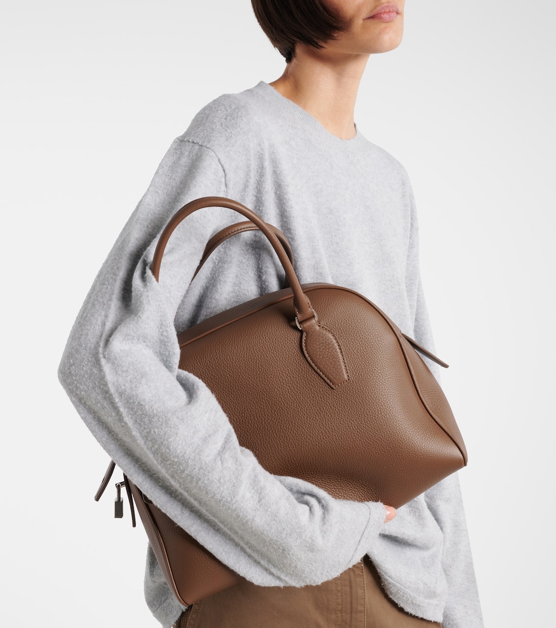 Sac India 12 Medium en cuir | The Row