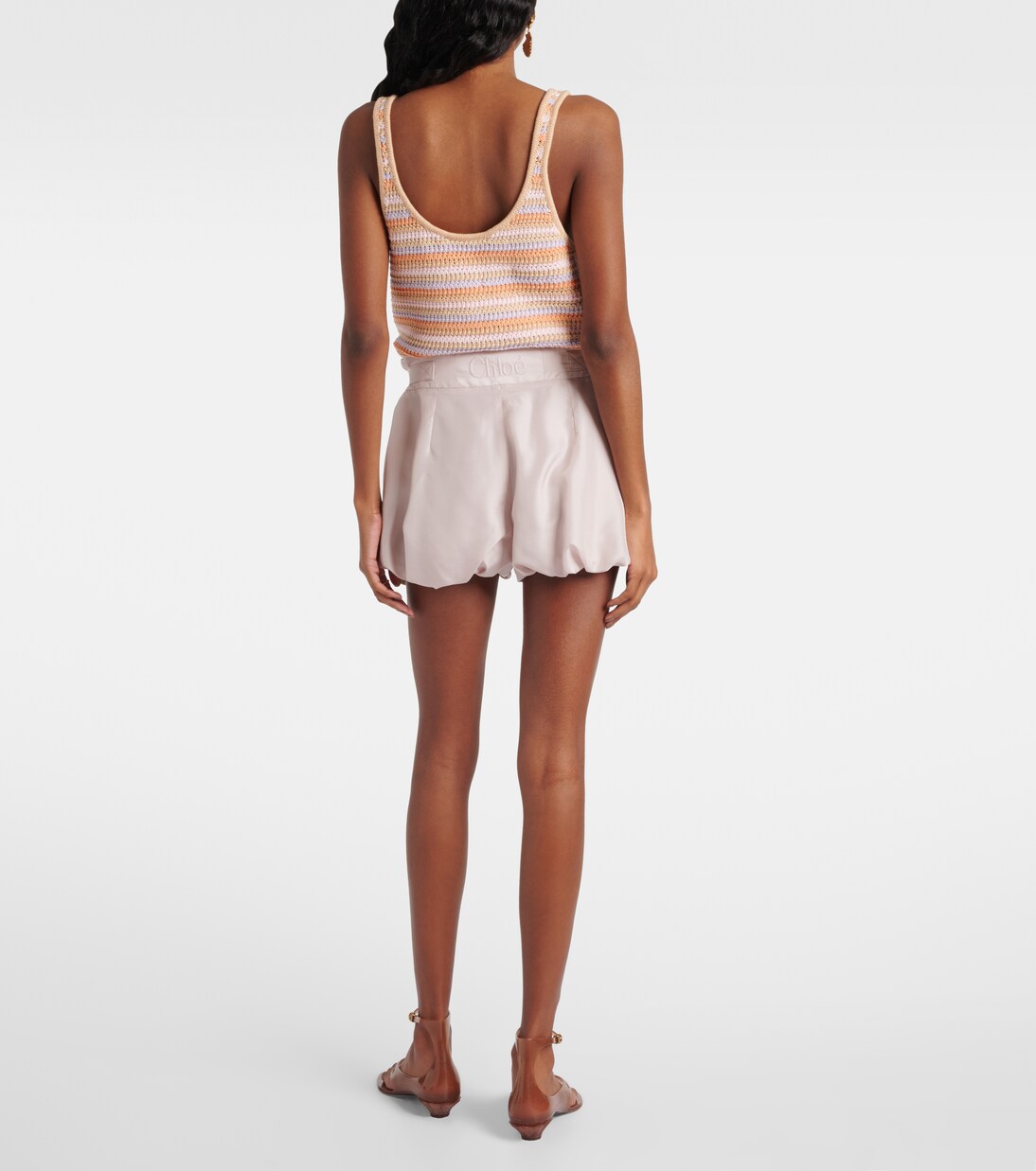 Cotton gabardine shorts | Chloé