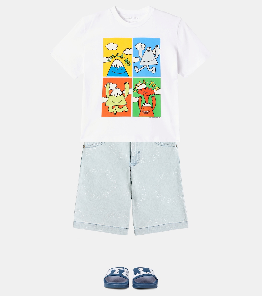 Camiseta de algodón estampada | Stella McCartney Kids