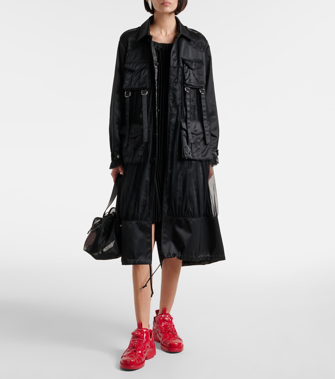 Studded brogue sneakers | Noir Kei Ninomiya