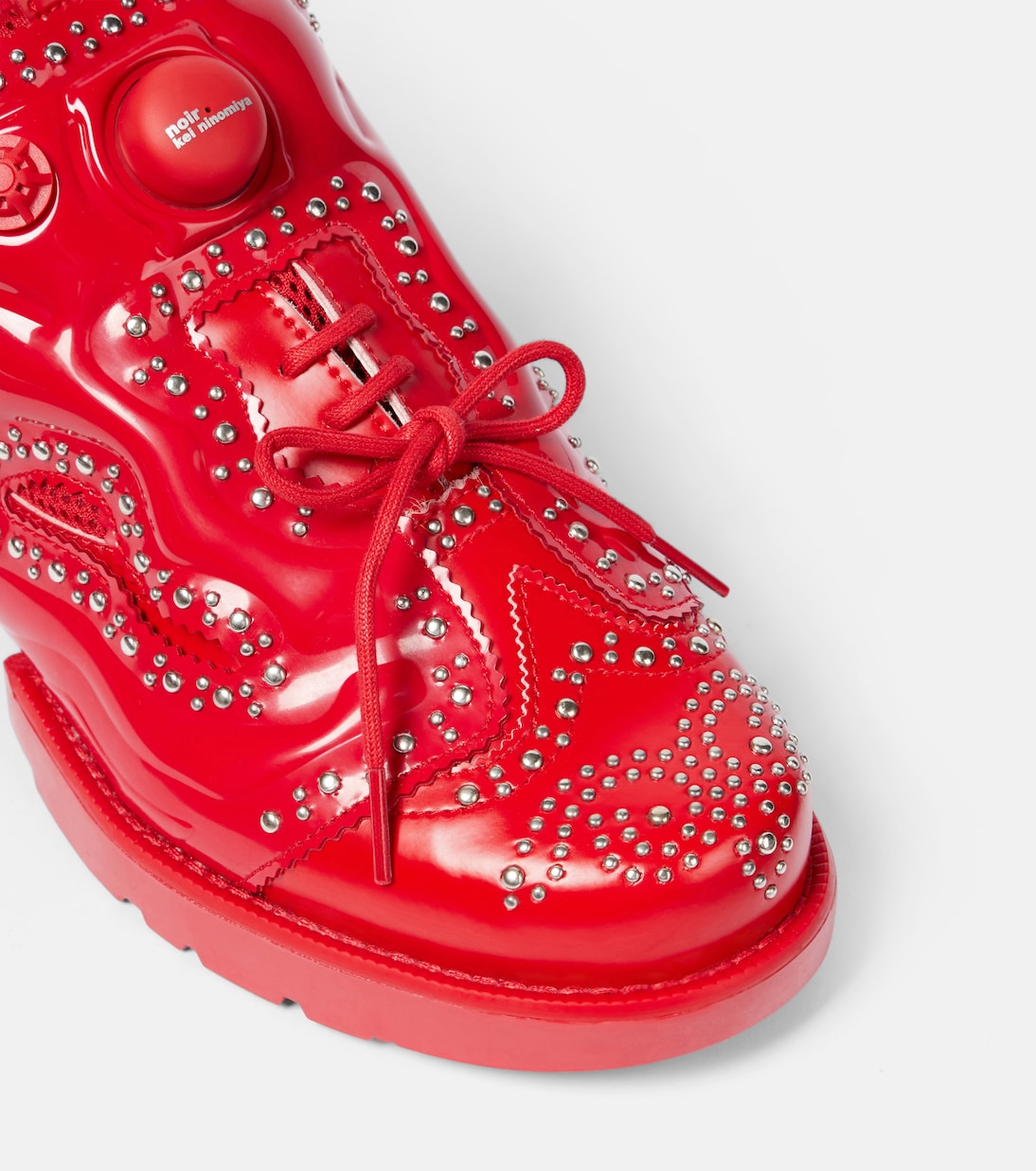 Studded brogue sneakers | Noir Kei Ninomiya