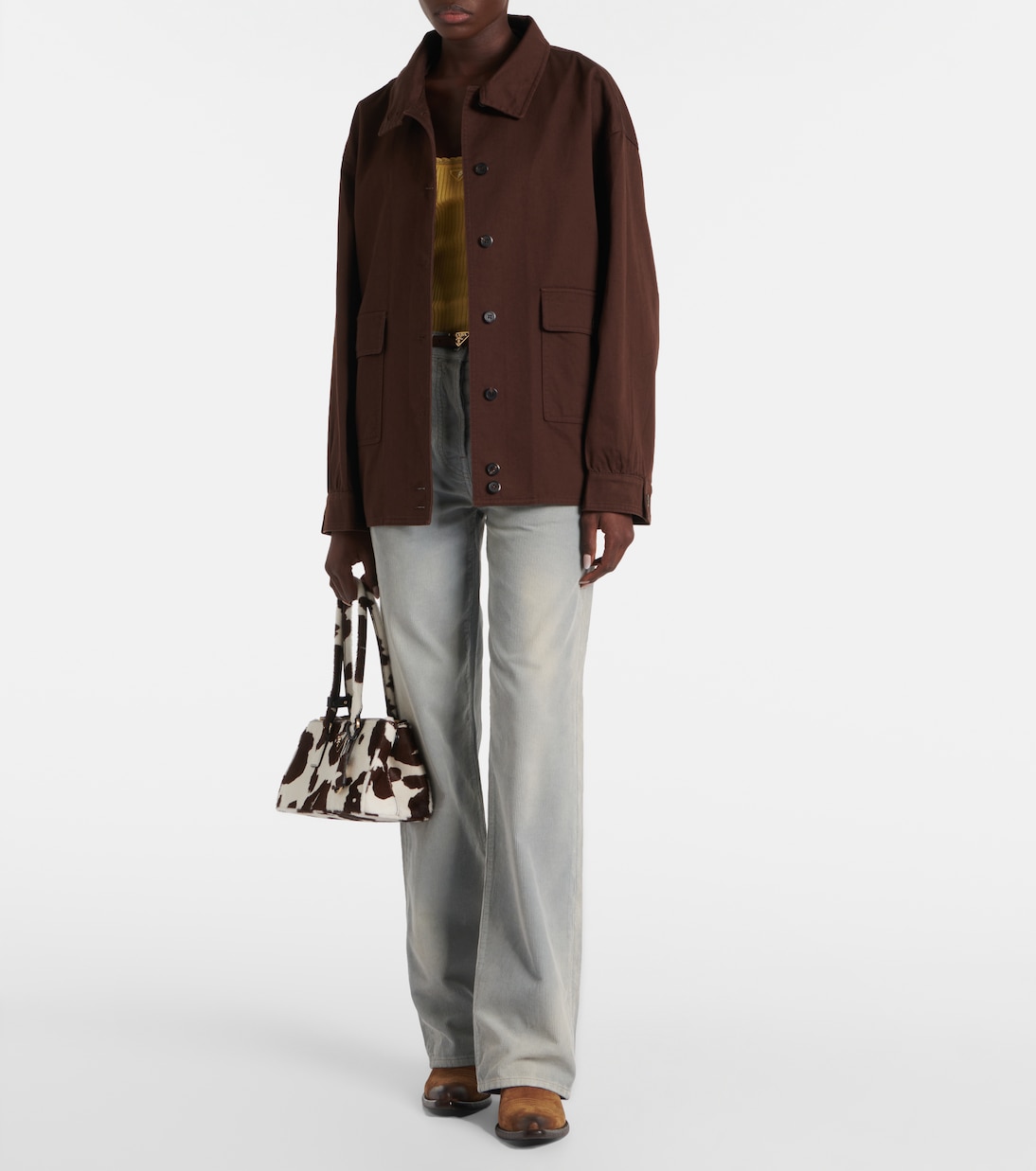Cotton corduroy pants | Prada