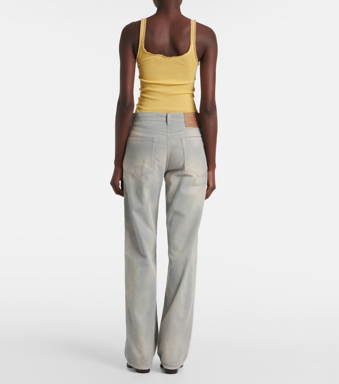 Cotton corduroy pants | Prada