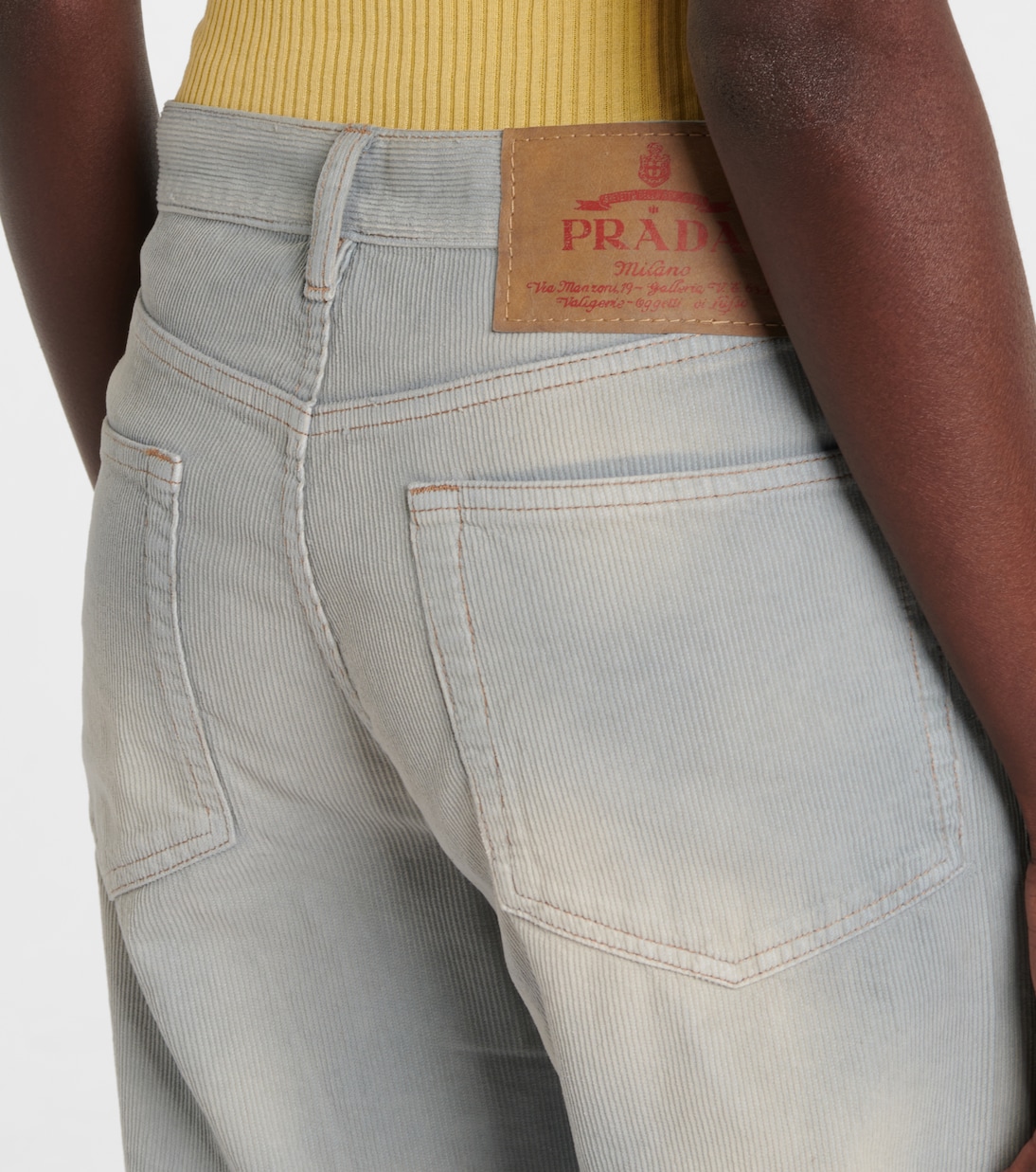 Cotton corduroy pants | Prada