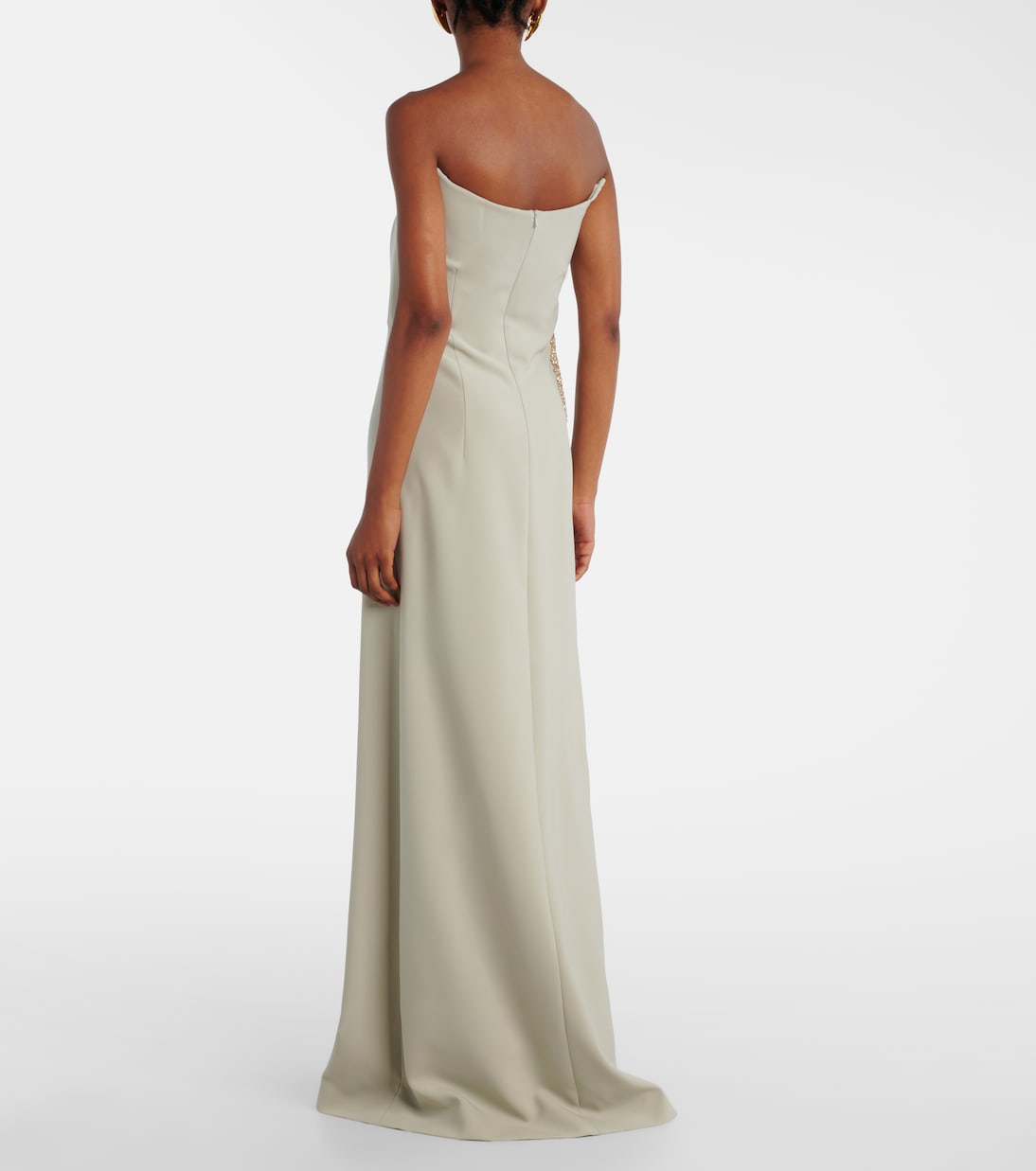 Faranna embellished crêpe gown | Costarellos