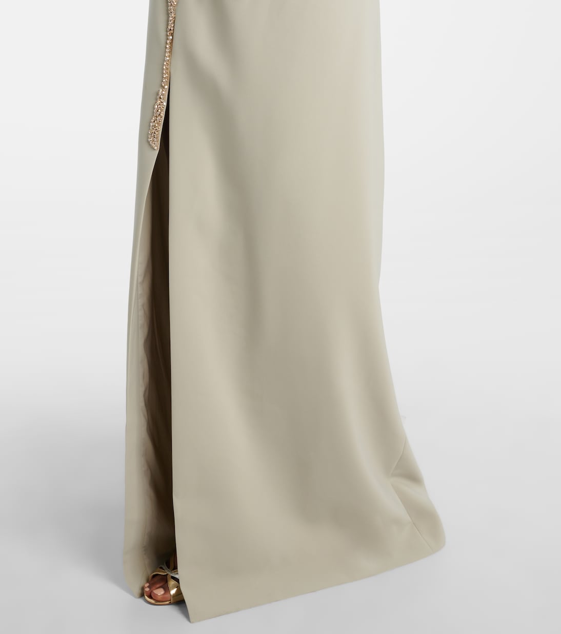 Faranna embellished crêpe gown | Costarellos