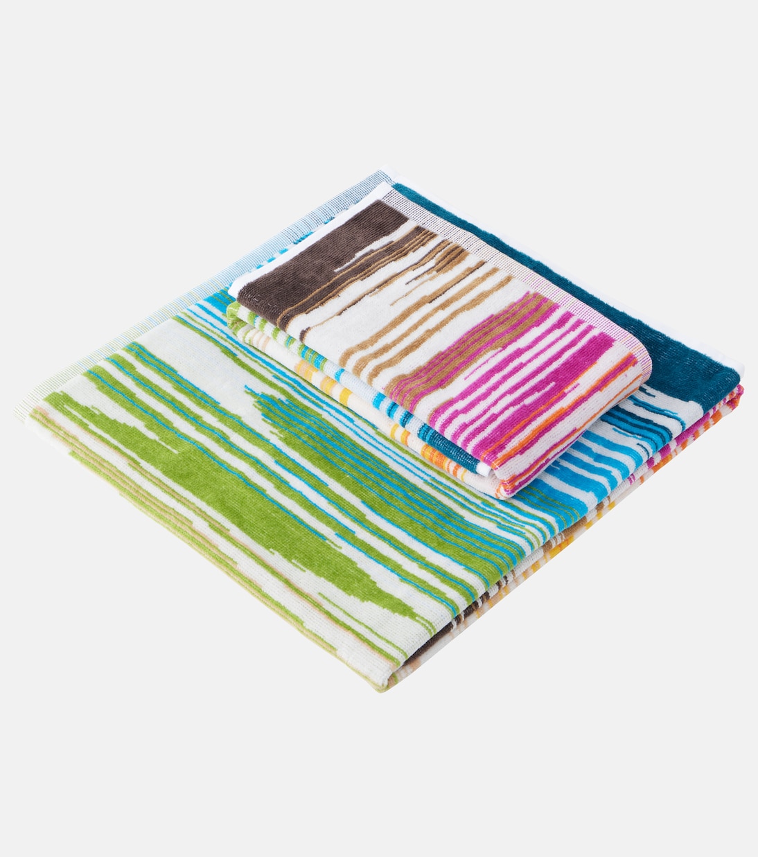 Fiammetta set of 2 cotton terry towels | Missoni