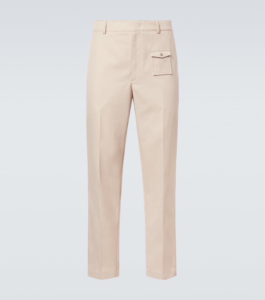 Pleated gabardine chinos | Moncler