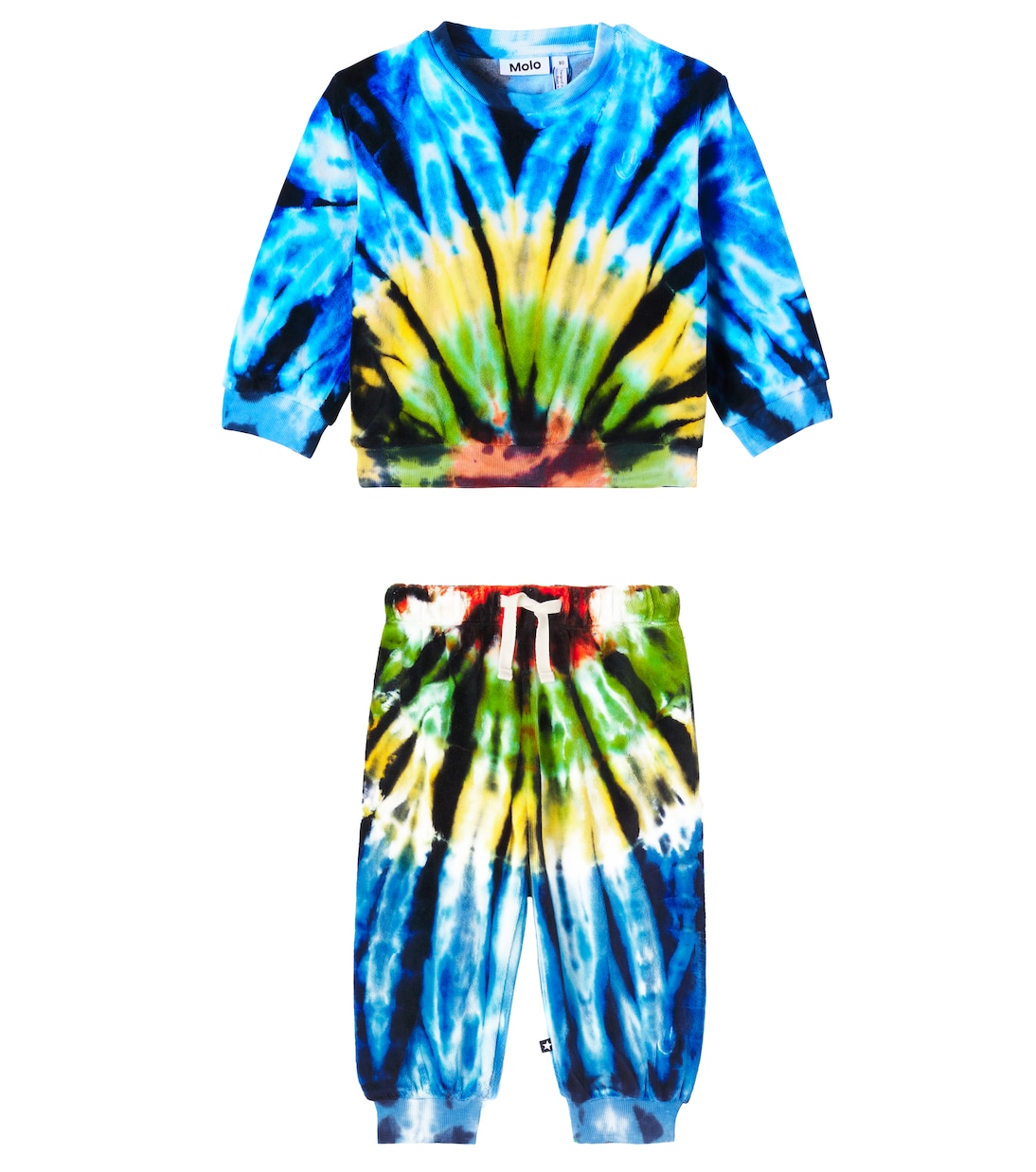 Baby Set aus Sweatshirt Dear und Jogginghose Simeon | Molo