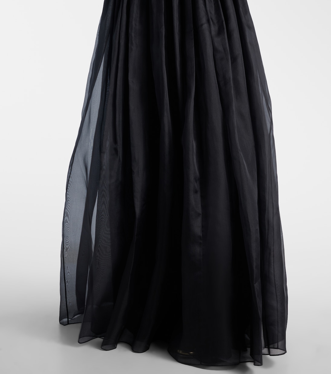 Belted silk organza bustier gown | Givenchy