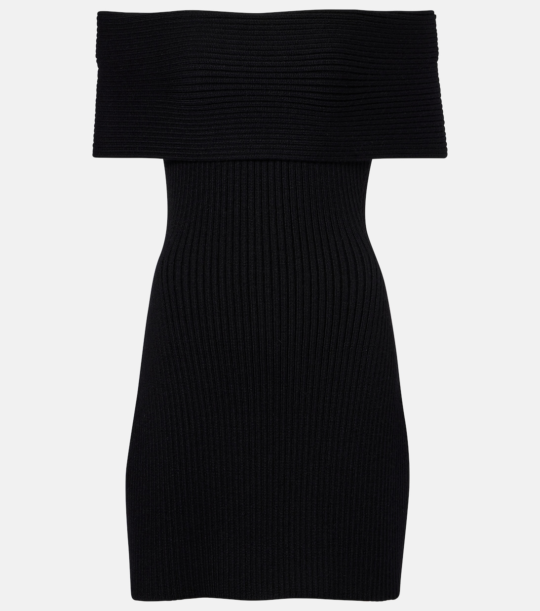 Ribbed-knit wool and alpaca-blend minidress | Givenchy