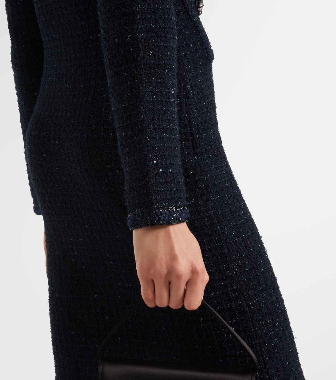 Bouclé midi dress | Self-Portrait