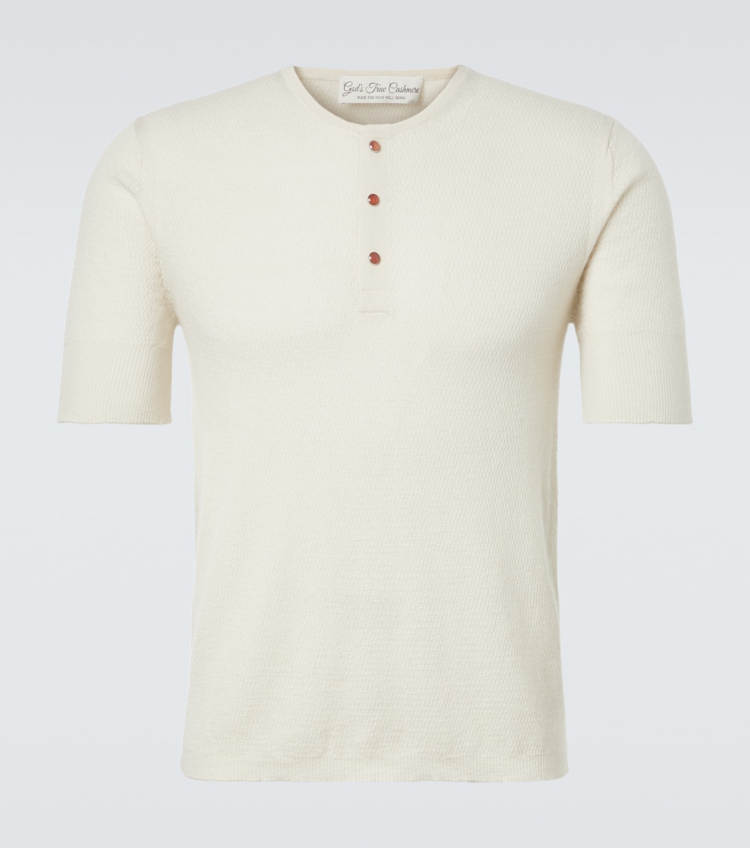 Hemd aus Kaschmir mit Karneol | God's True Cashmere
