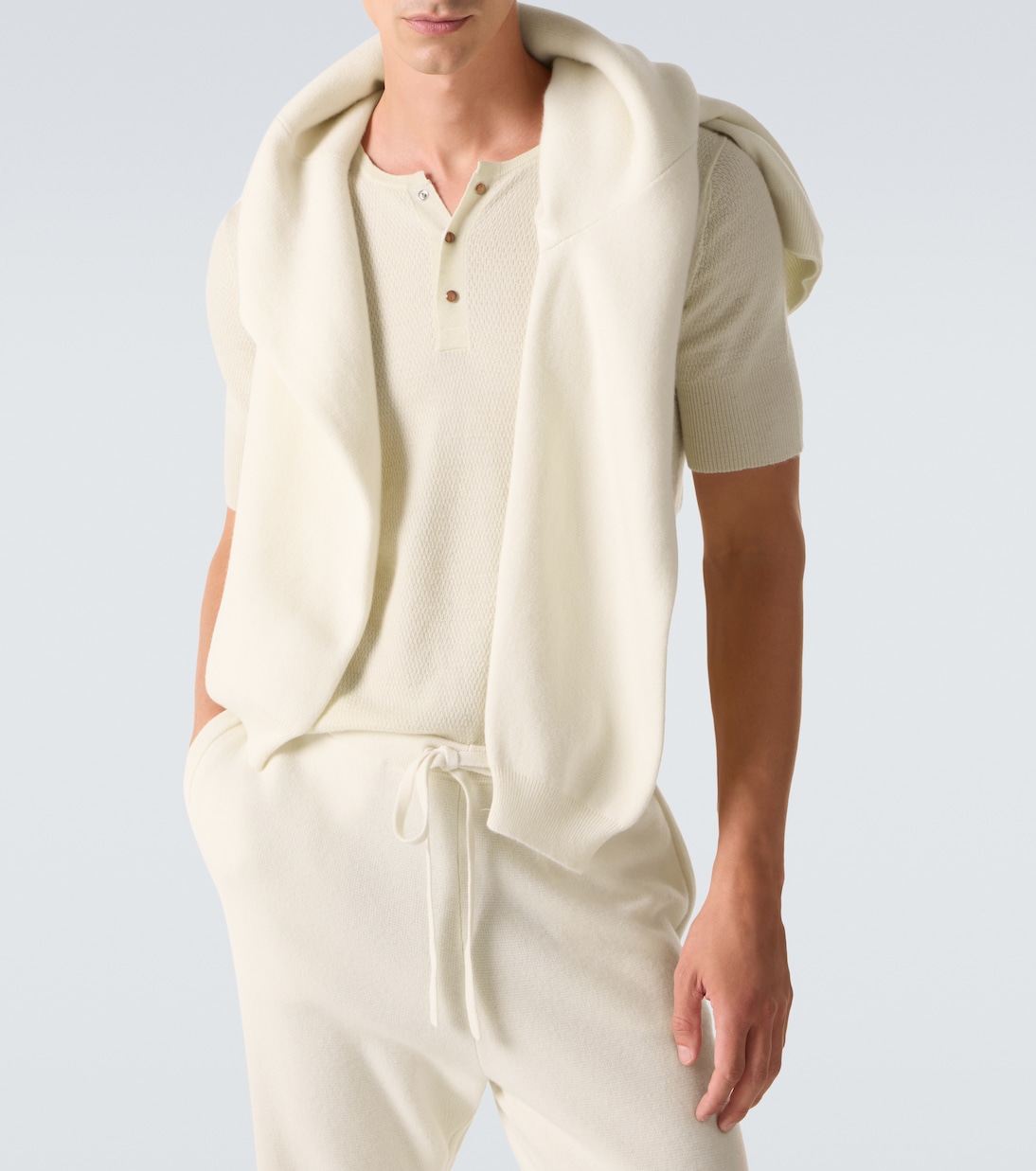 Hemd aus Kaschmir mit Karneol | God's True Cashmere