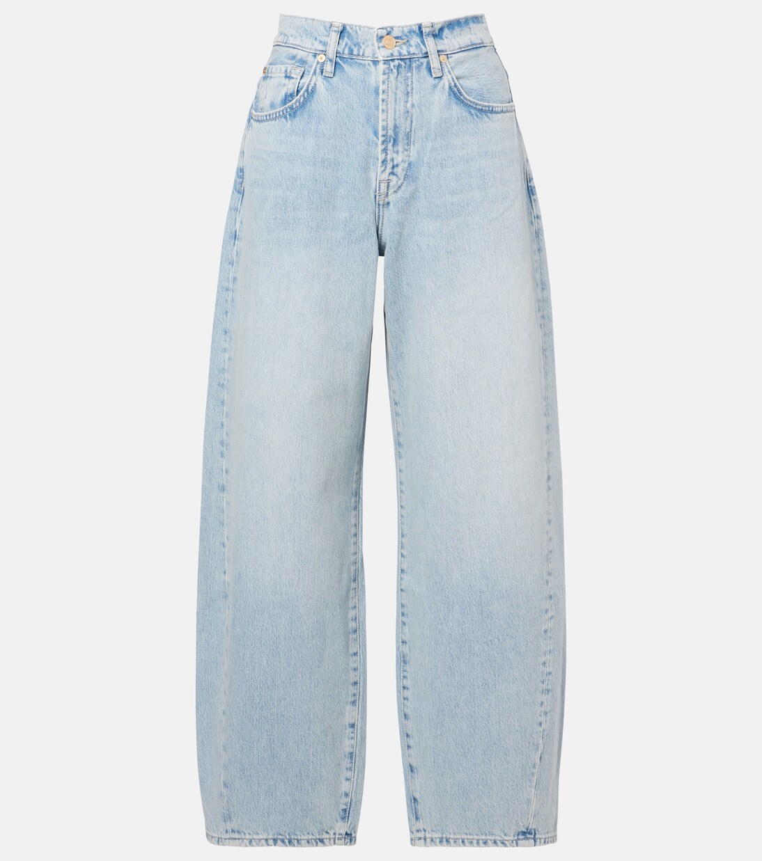 Twisted Bonnie mid-rise barrel jeans | 7 For All Mankind
