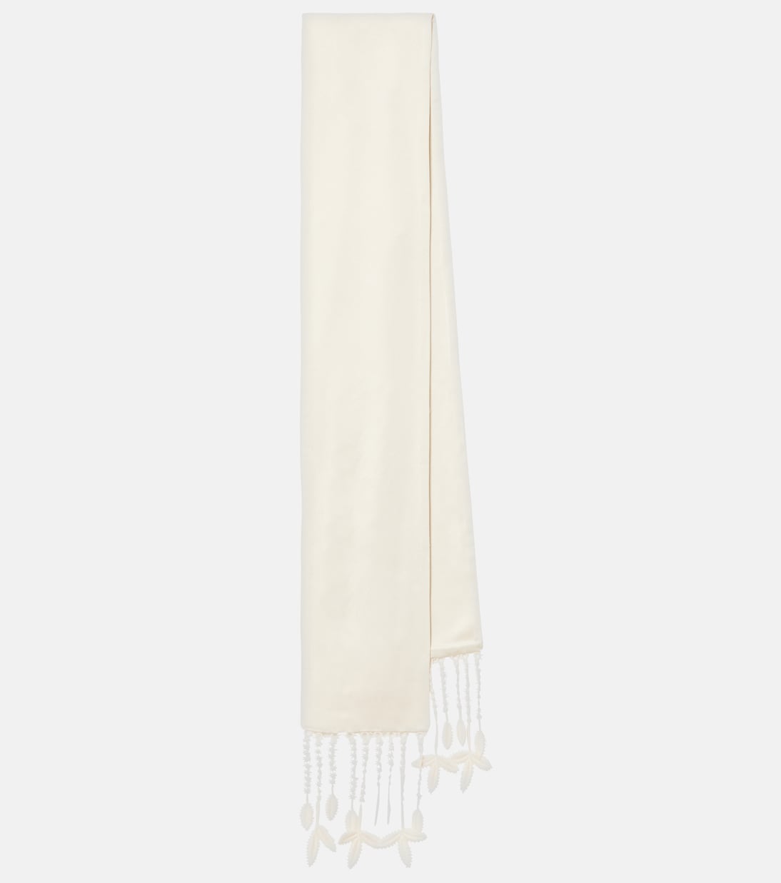 Lace-trimmed scarf | Toteme