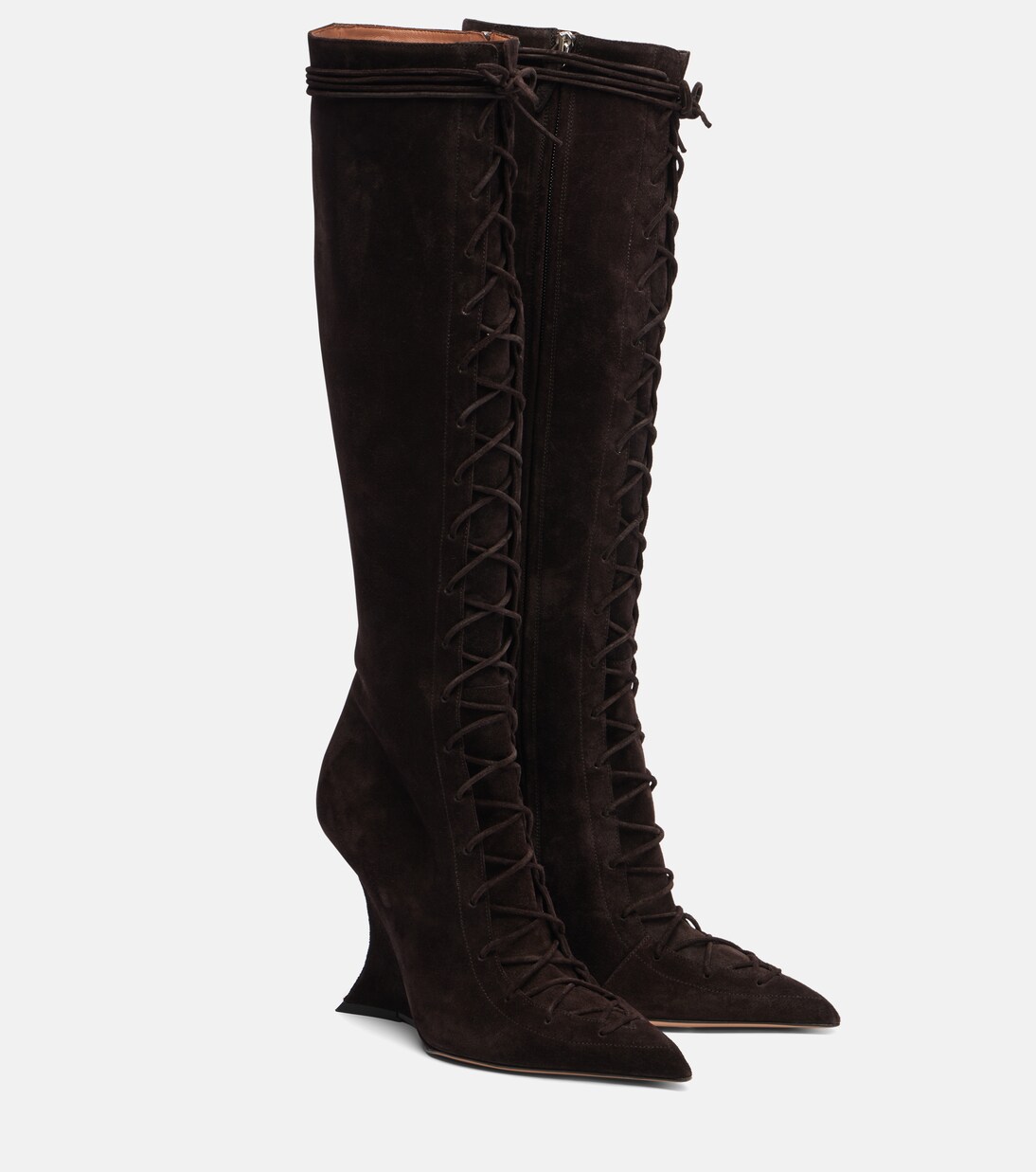Nina 105 suede knee-high boots | Paris Texas