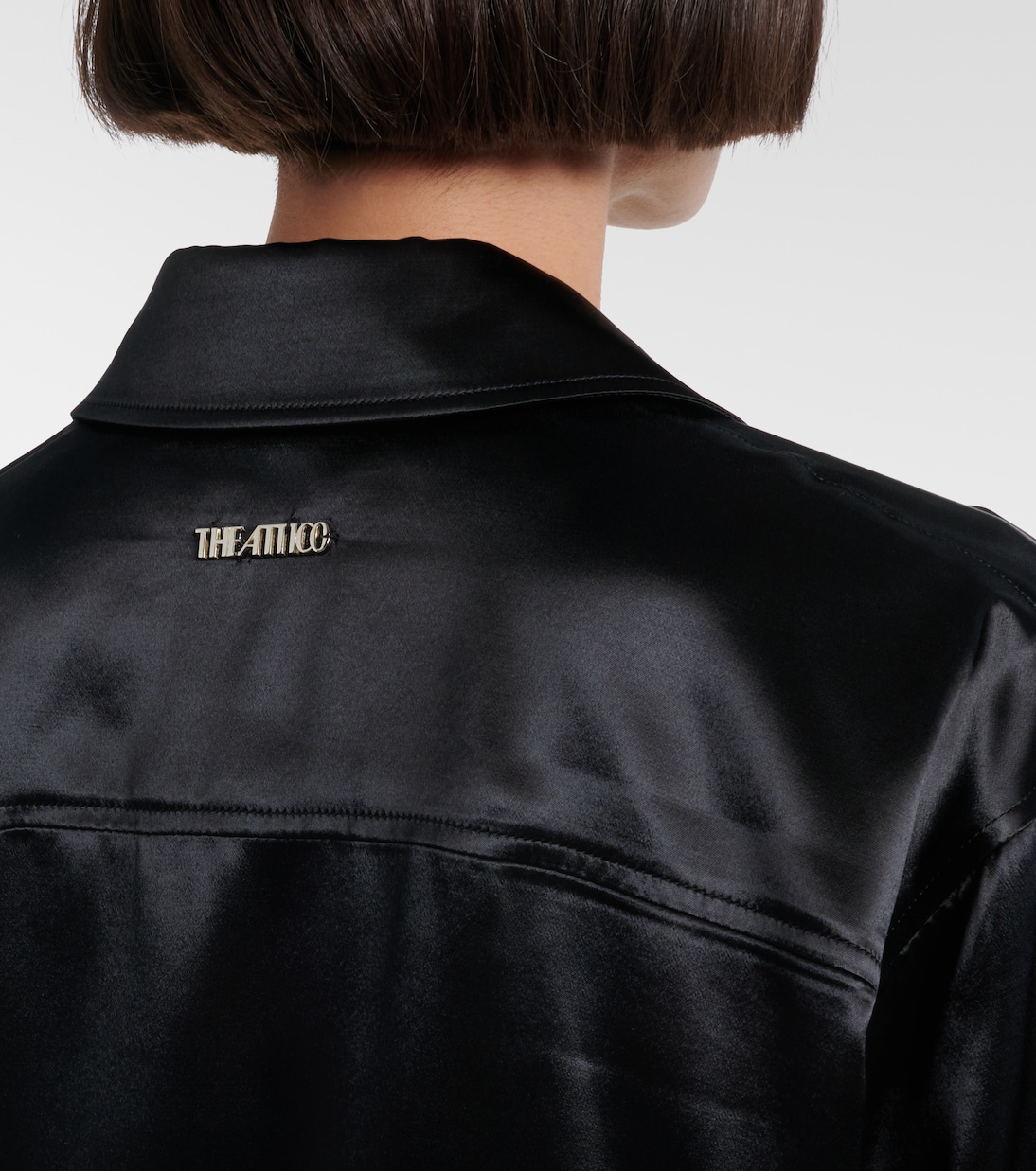 Satin shirt dress | The Attico
