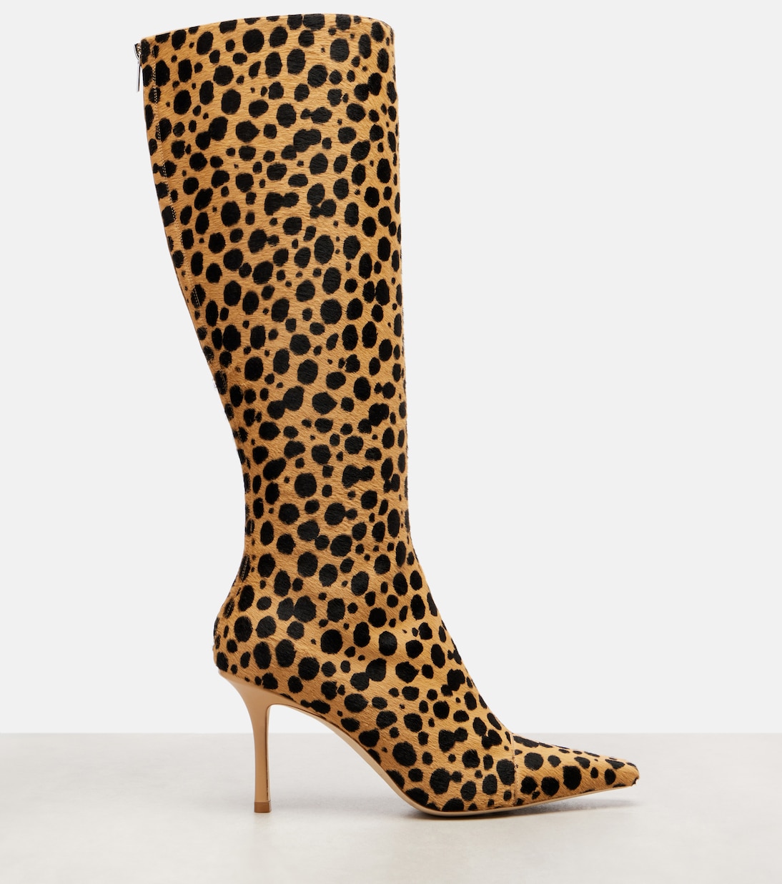 Gloria 85 calf hair knee-high boots | Jimmy Choo