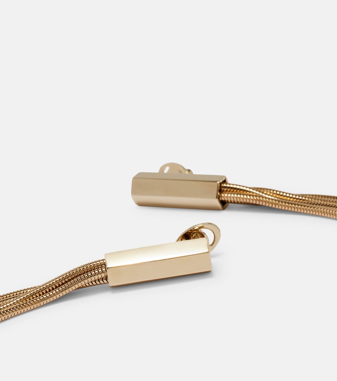 Axis chain-detail drop earrings | Tom Ford