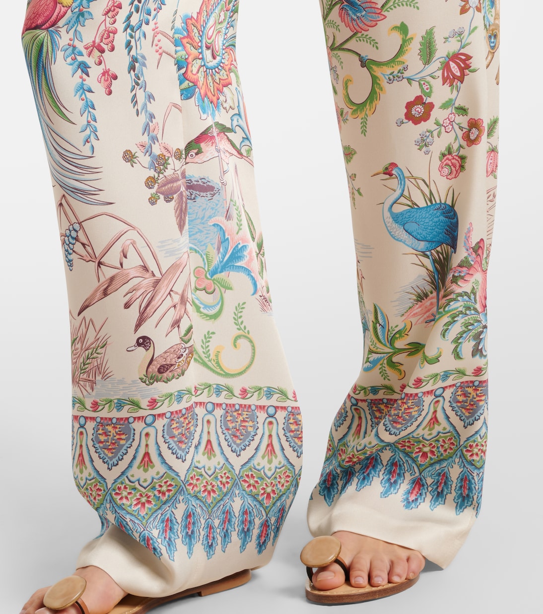 Floral wide-leg pants | Etro