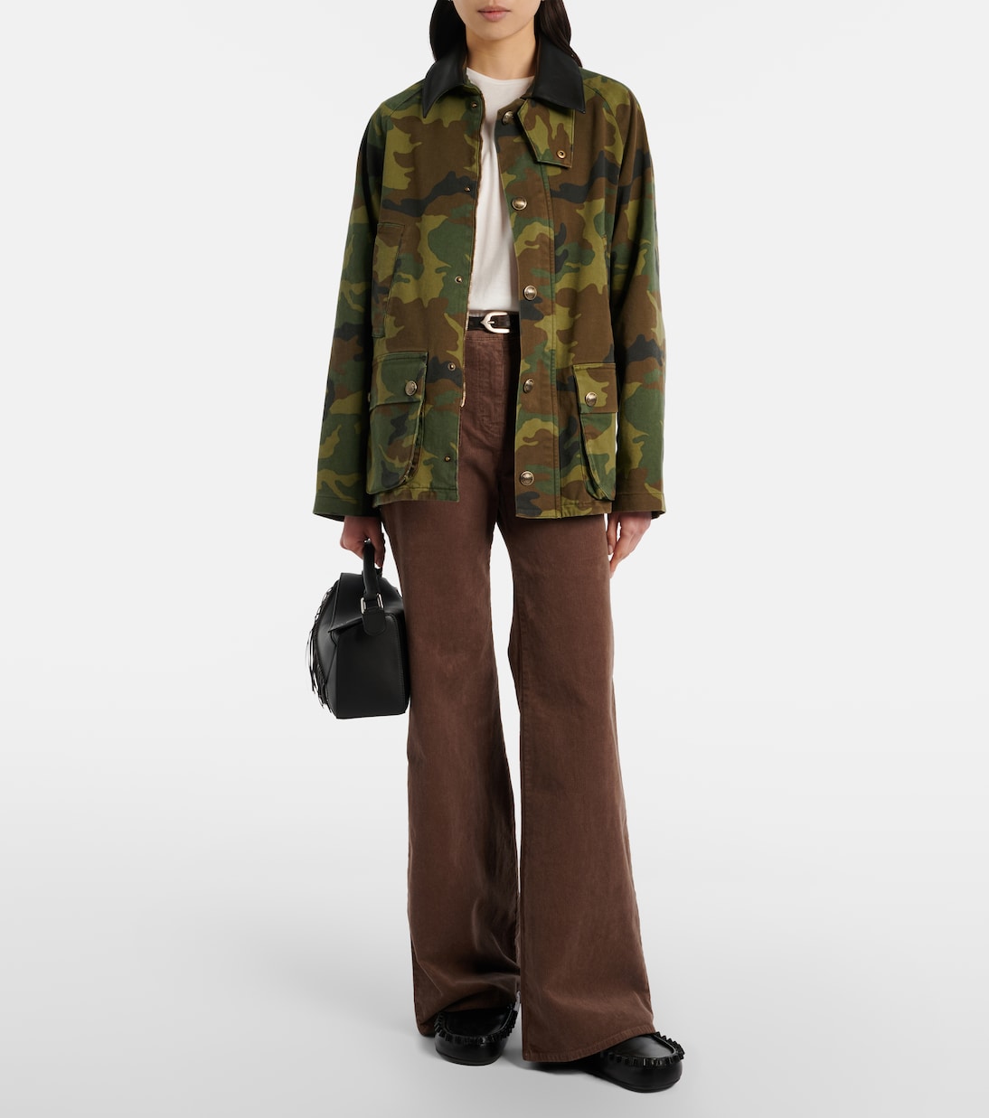 Florence cotton-blend corduroy bootcut pants | Nili Lotan