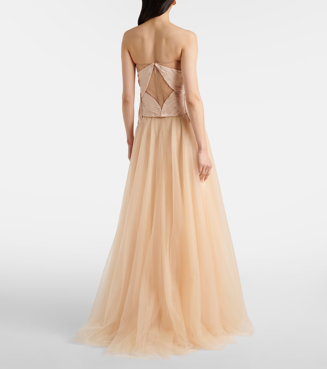 Bustier-Robe Lucasta aus Georgette | Costarellos