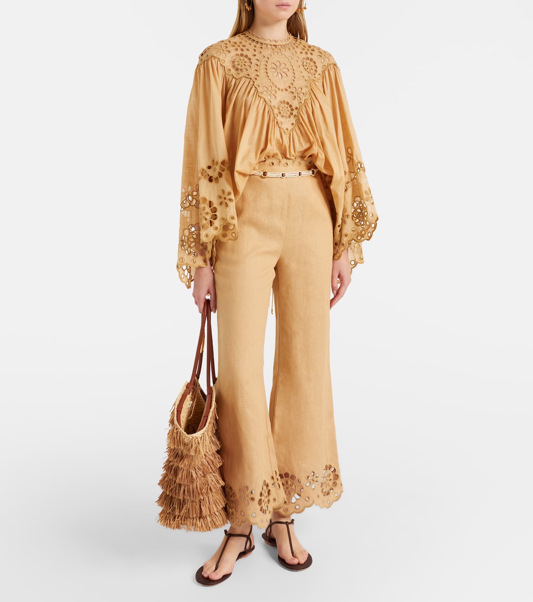 Awaken broderie anglaise cotton blouse | Zimmermann