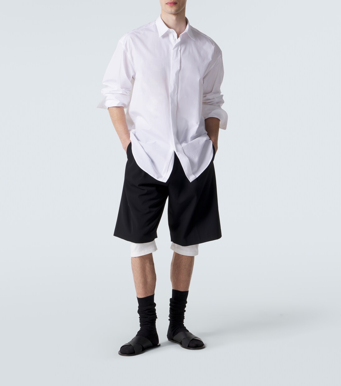 Sayed wool shorts | The Row