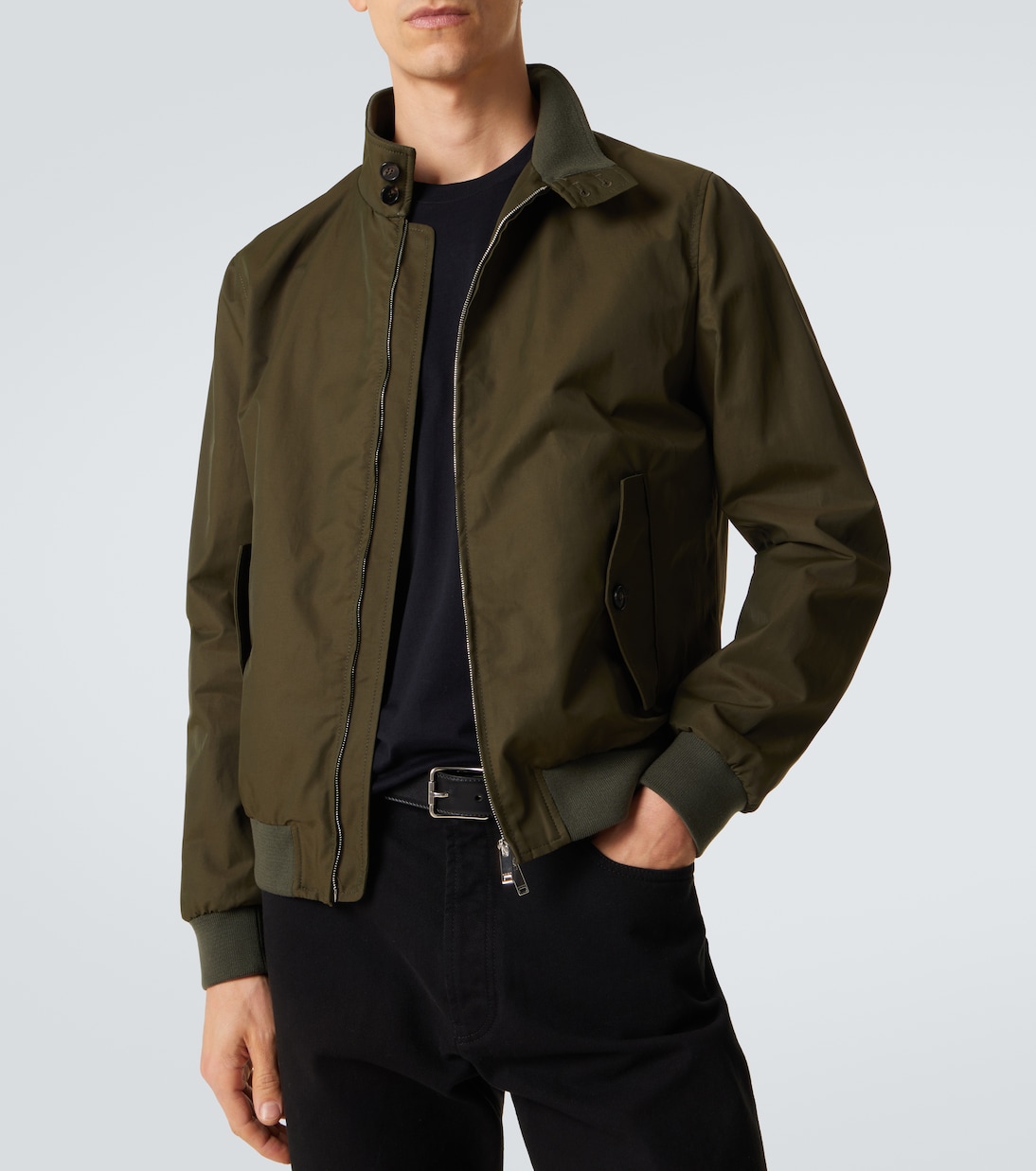 Cotton-blend bomber jacket | Slowear