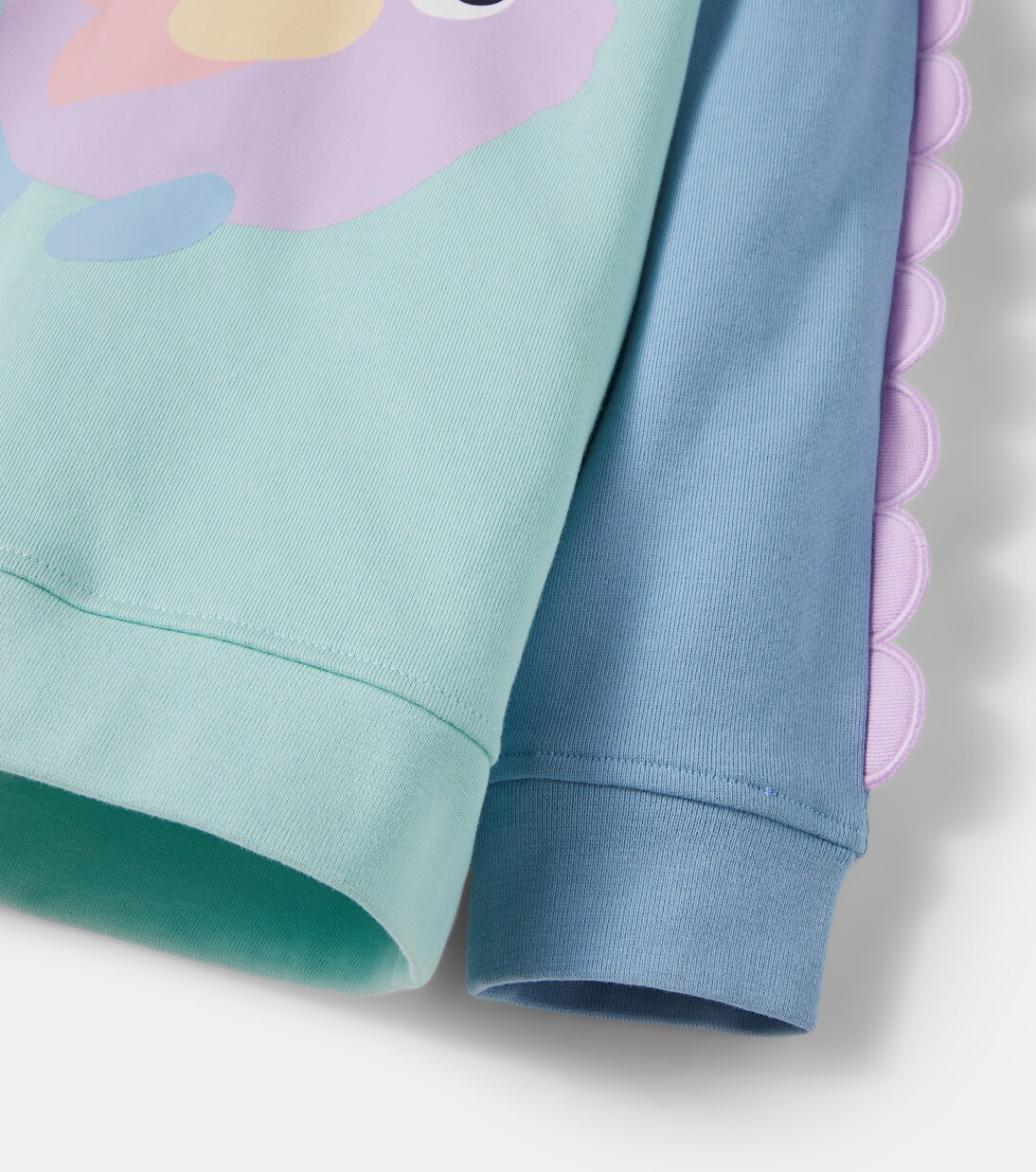 Printed cotton jersey sweatshirt | Stella McCartney Kids