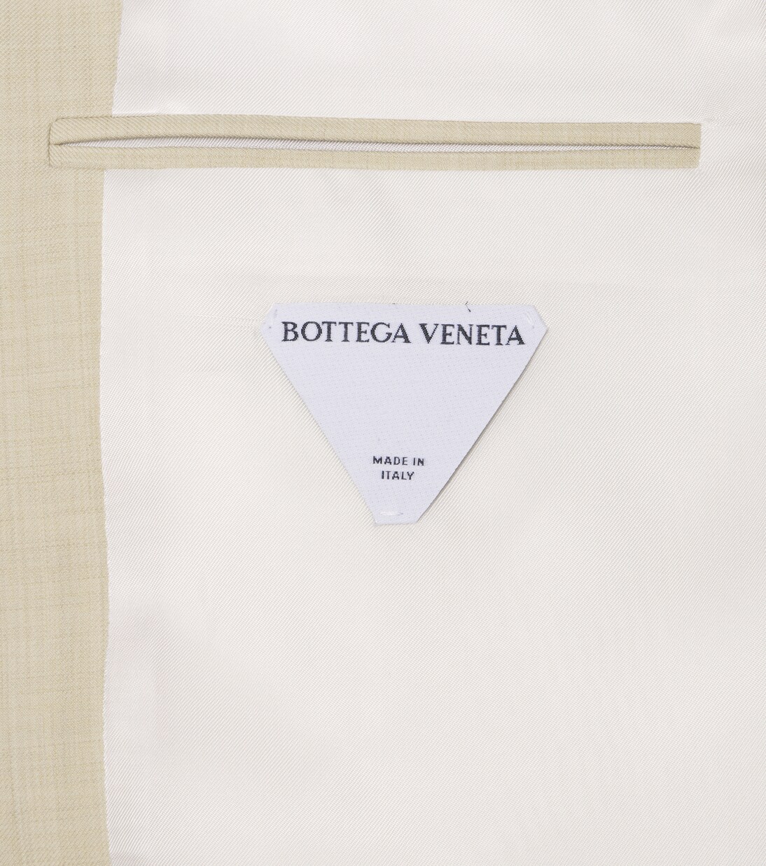 Chaqueta de traje de gabardina de lana y algodón | Bottega Veneta