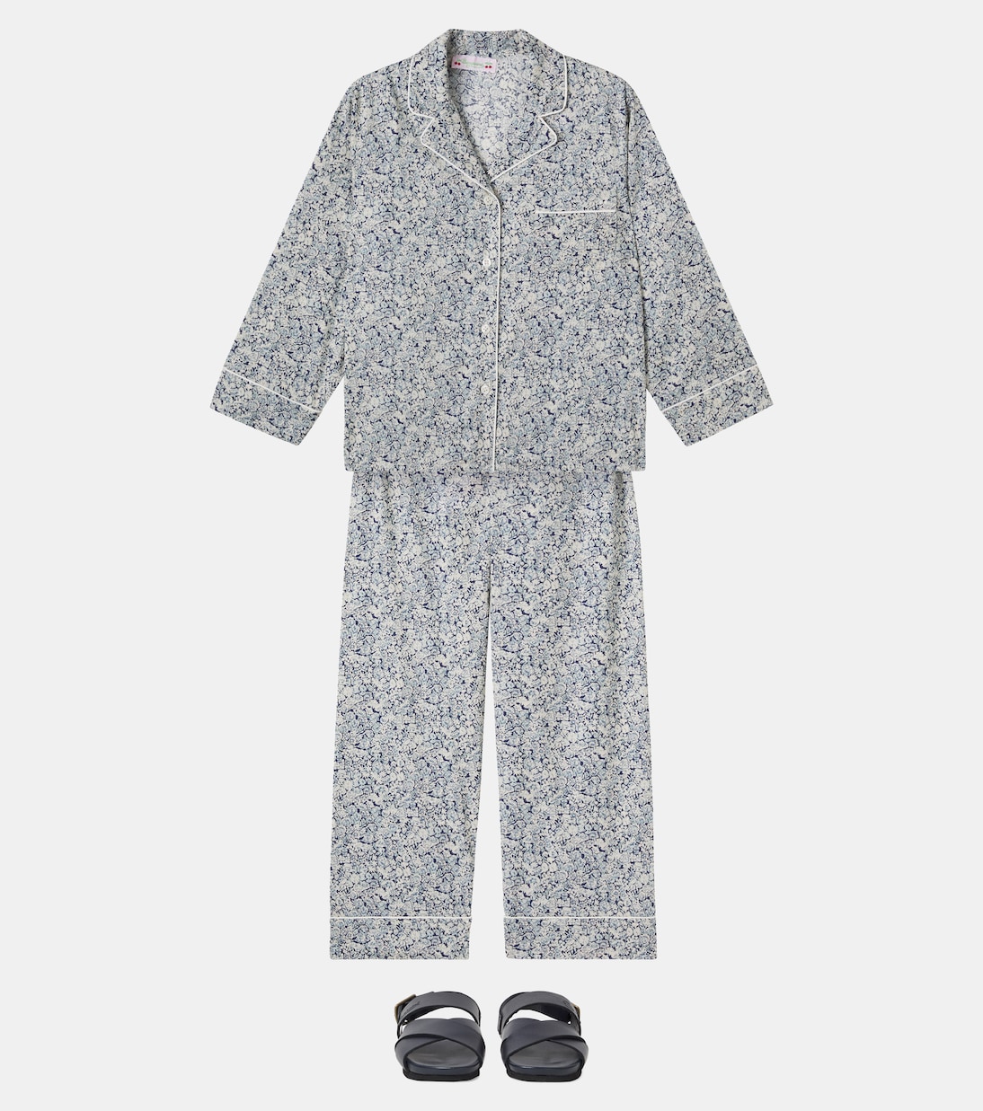 Pyjama Dormeur en coton à fleurs | Bonpoint