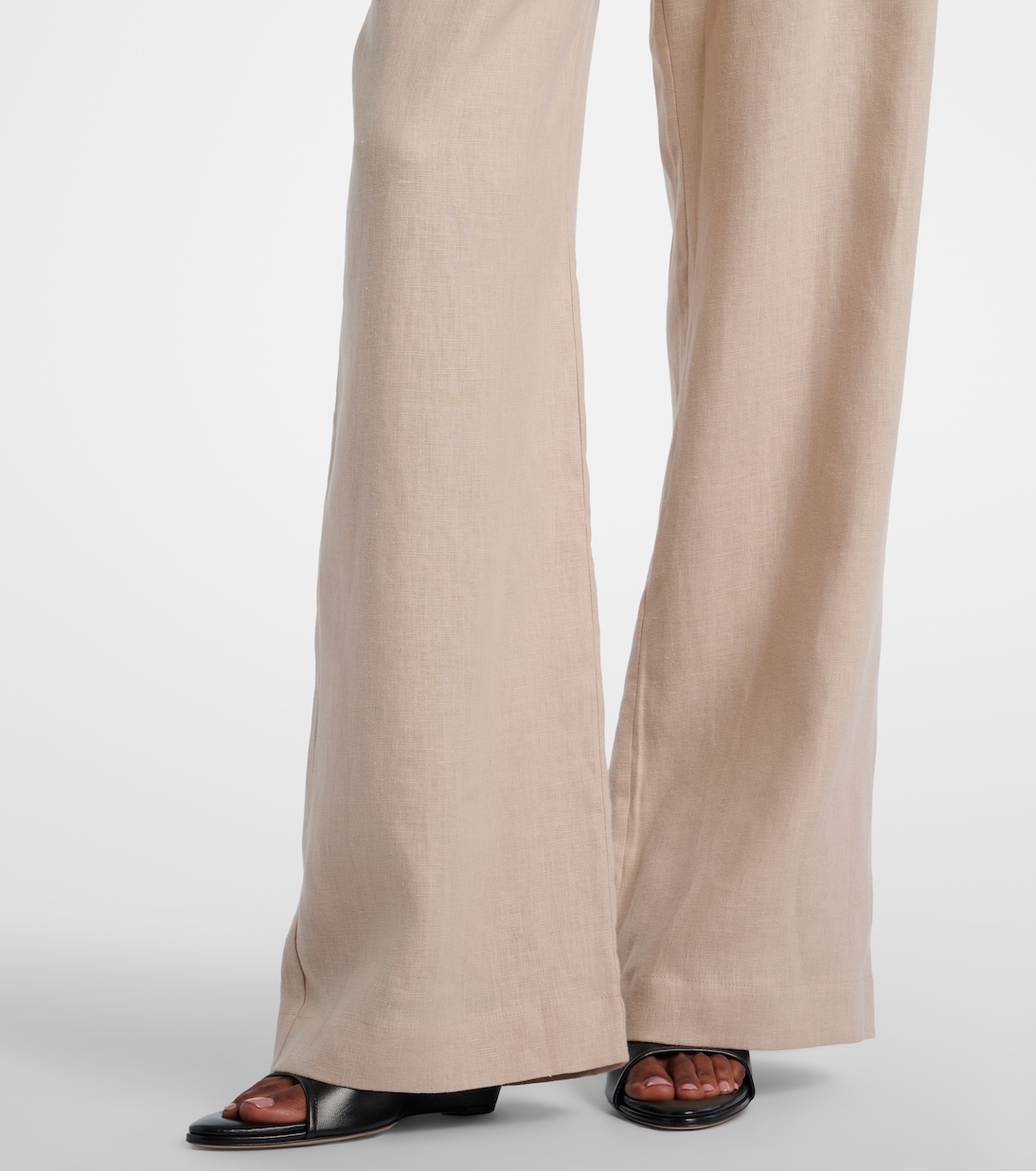 Rivello 리넨 와이드 팬츠 | Asceno