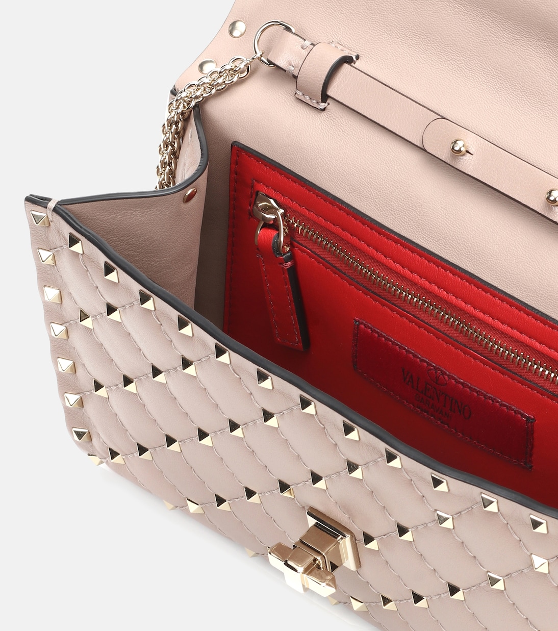 Borsa a tracolla Rockstud Spike in pelle | Valentino Garavani