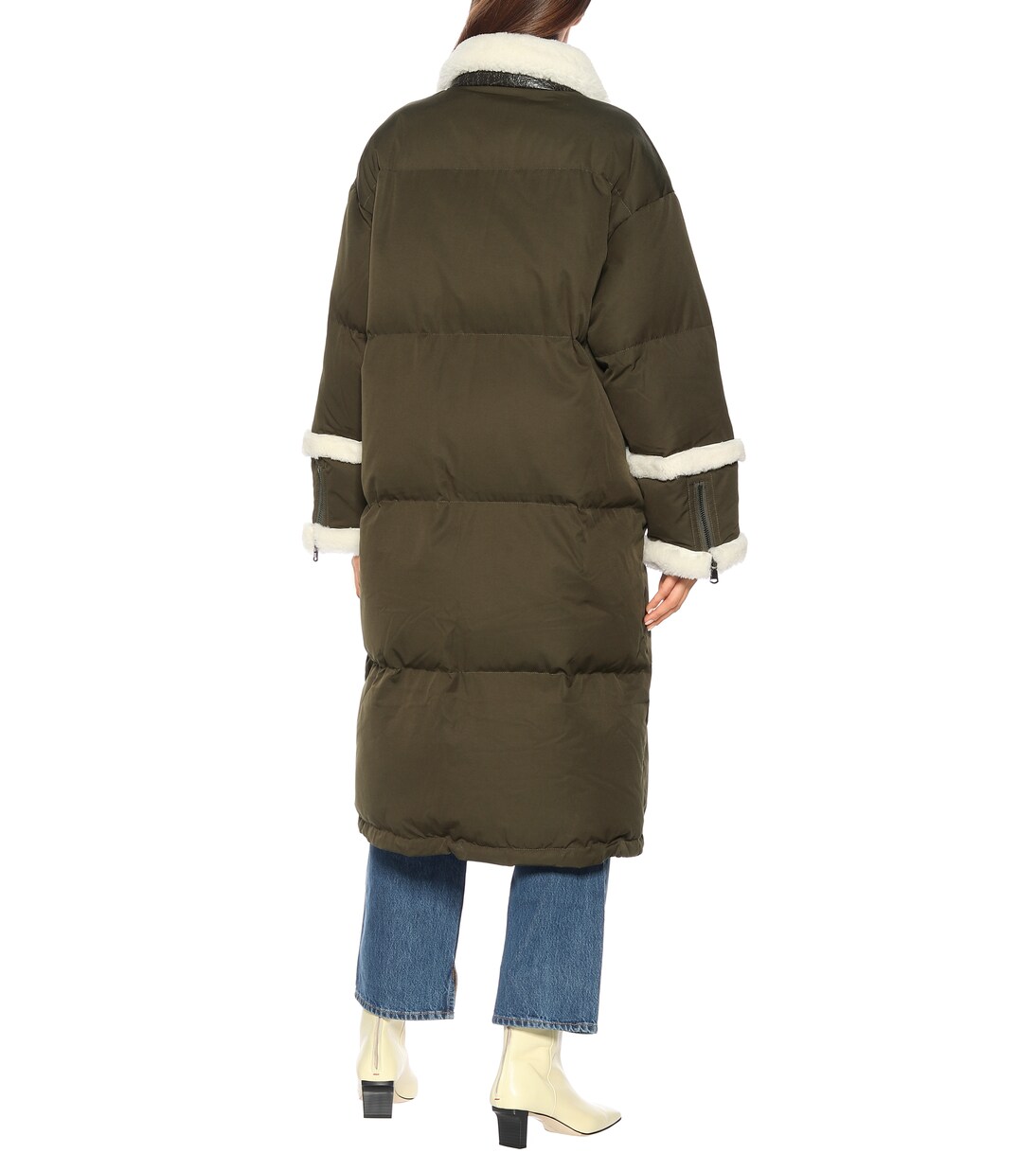 Mantel Gloria mit Faux Shearling | Stand Studio
