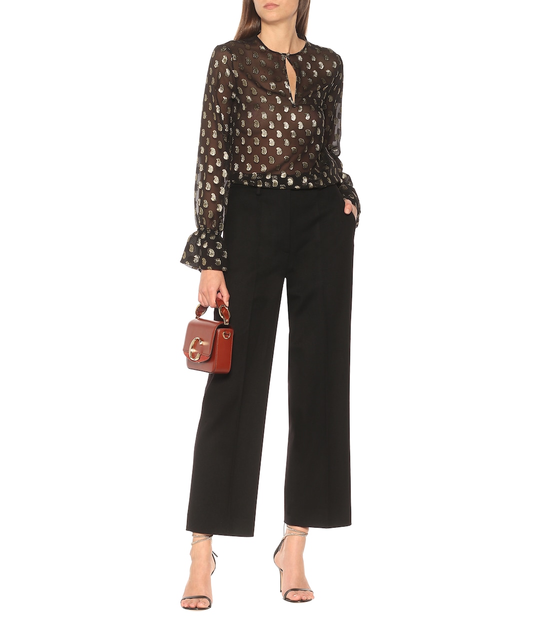 Blusa in seta e fil coupé | Etro