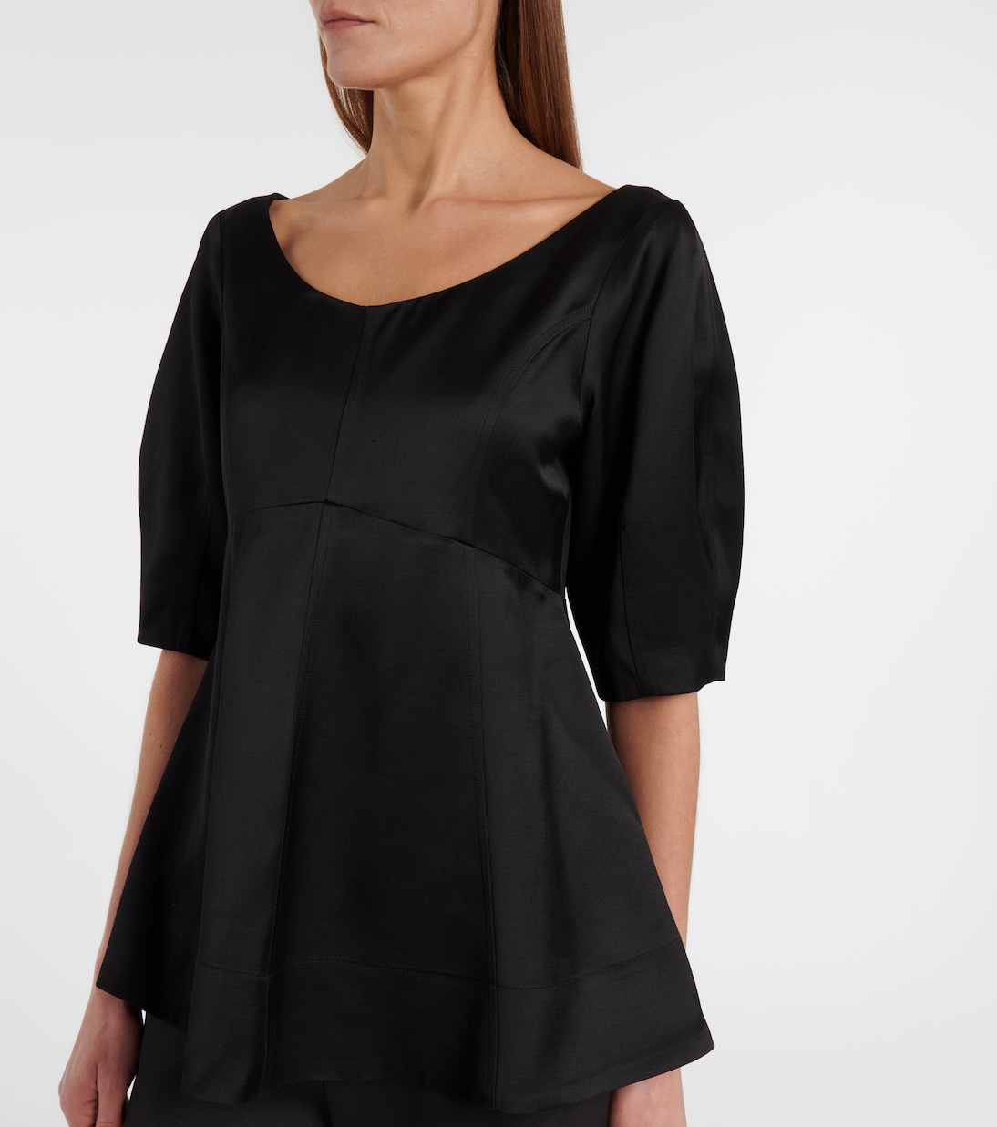 Top aus Satin | Toteme
