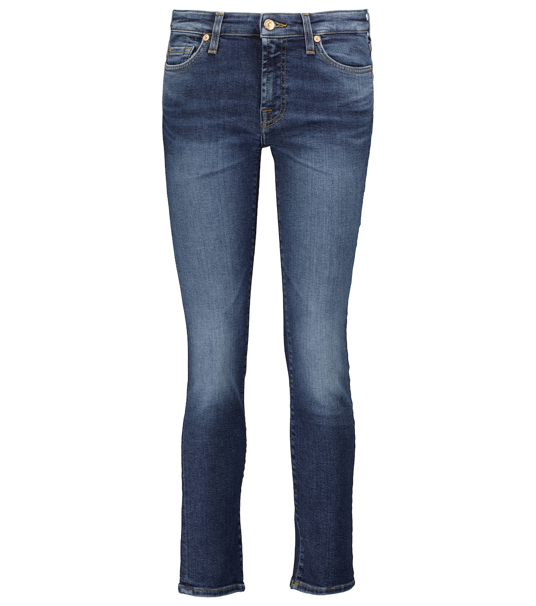 Pyper cropped mid-rise skinny jeans | 7 For All Mankind
