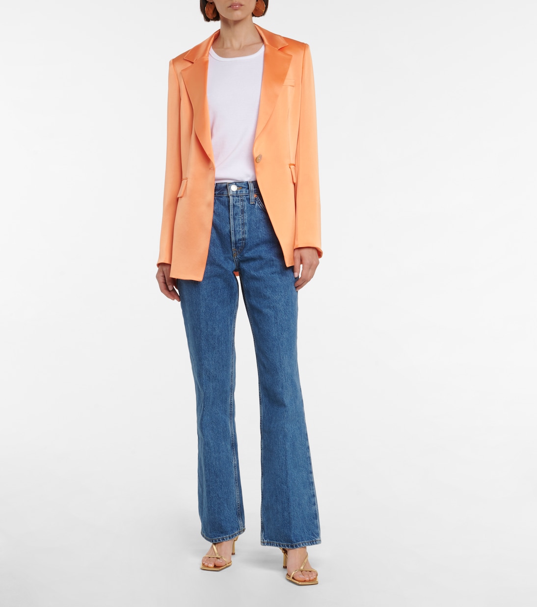 Erie satin blazer | Veronica Beard