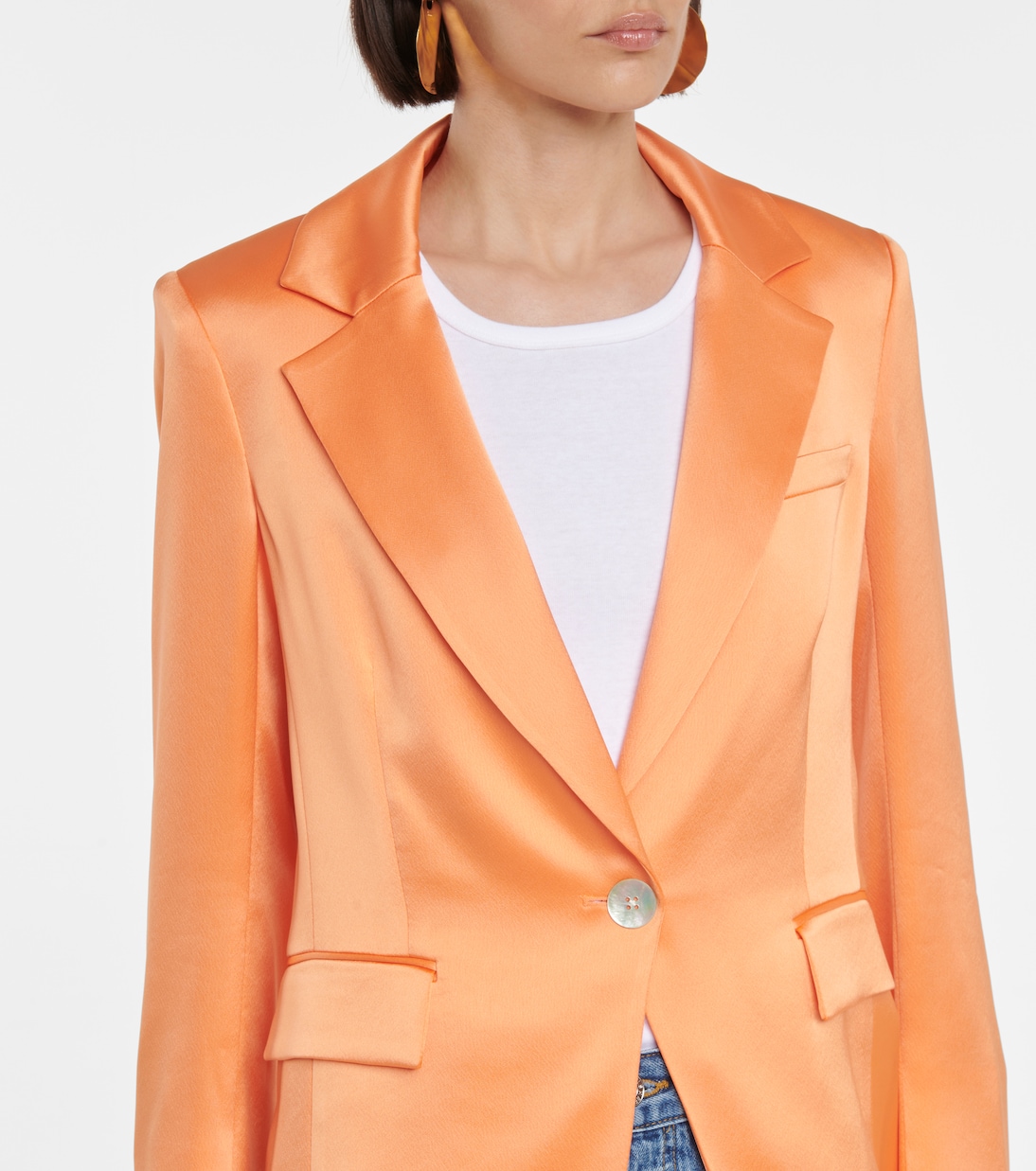 Erie satin blazer | Veronica Beard