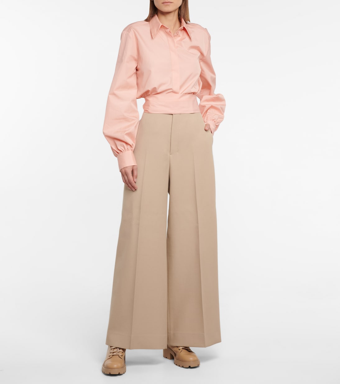 Cropped-Hemd aus Baumwolle | Tod's