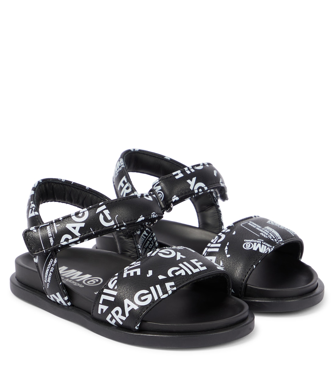 Sandalias de piel estampadas | MM6 Maison Margiela Kids