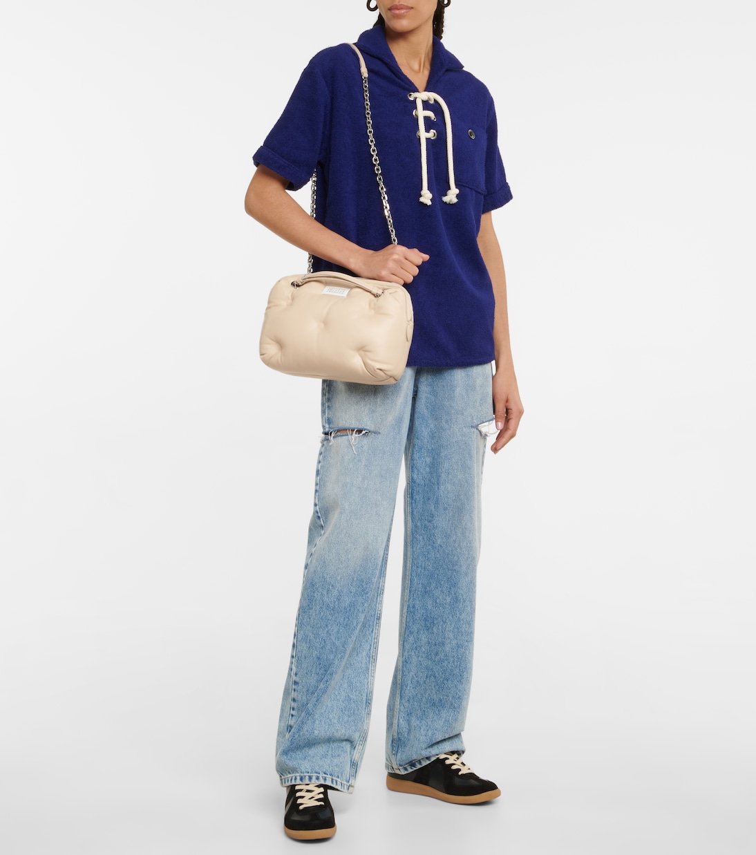 Top aus Baumwollfrottee | Maison Margiela
