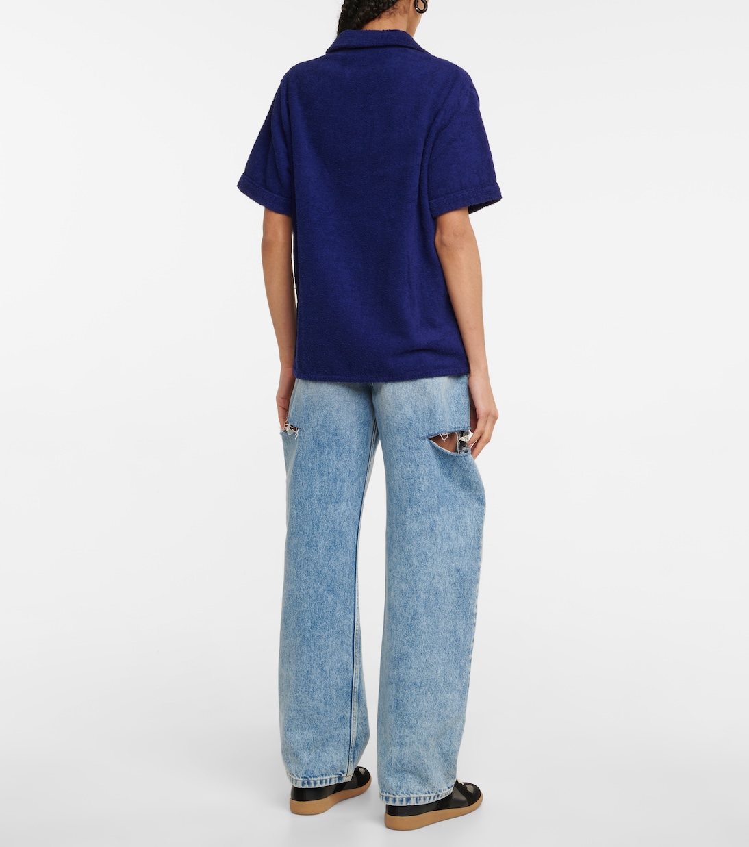 Top aus Baumwollfrottee | Maison Margiela