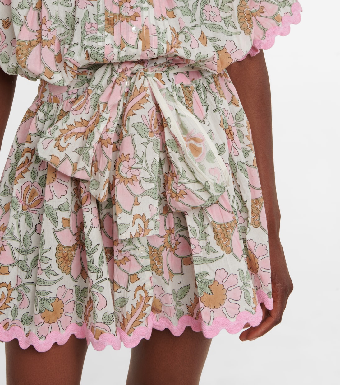 Miniabito in cotone con stampa floreale | Juliet Dunn